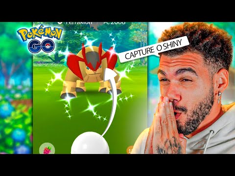 CAPTUREI UM LENDÁRIO SHINY COM COMANDO DE VOZ - POKEMON GO | Cris |