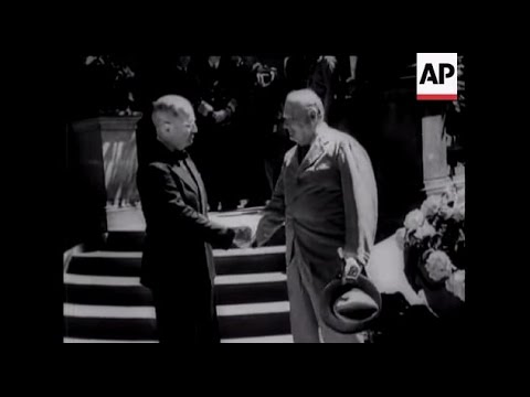 Churchill, Stalin and Truman at Potsdam Conference | Movietone Moment | 31 July 15