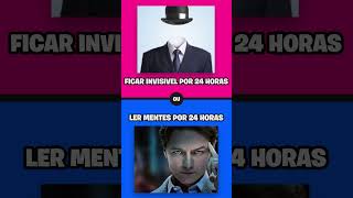 Qual voce Prefere? Escolhas dificeis 2 #quiz #escolhasdificeis #labquiz