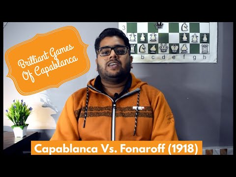 Capablanca Vs. Marc Fonaroff 1918 | Game Analysis | Capablanca Chess Games #Chess