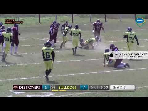 LNFA 2018 - Mooca Destroyers 06 x 28 Betim Bulldogs - Melhores Momentos