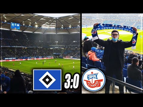KATASTROPHEN STADIONVLOG: HSV - Hansa Rostock | Mega Support der Hansa Fans | Stadion Vlog