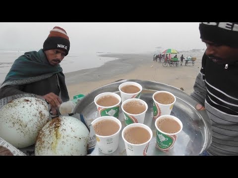 Can You Imagine Start Your Day with Tea Egg Boil Luchi In This Awesome Area | Street Food India Video