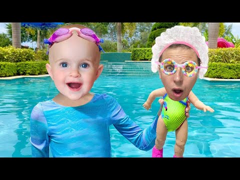 Nastya found a boy doll and pretends to be a parent -Trailer