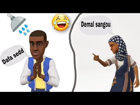 ibou soulard ak mame dji dessin animé en wolof Sénégal animation sn