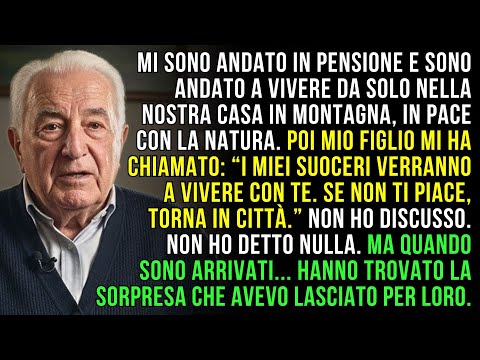 Mio figlio voleva portare i suoi suoceri a casa mia in montagna, così ho preparato una “sorpresa”…