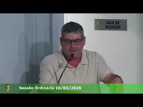 09ª Sessão Ordinária 16/03/2026 da Câmara Municipal de Ipiranga/Pr