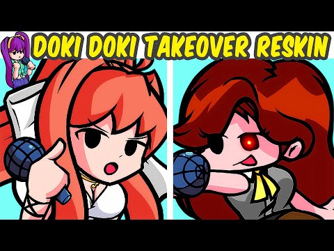 Friday Night Funkin' VS Monika VS Doki Doki Takeover Plus Remastered (FNF MOD/Love N' Funkin)