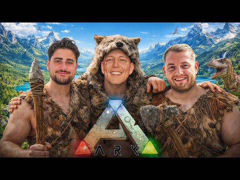 🤩🔥FETTES ARK Projekt mit Monte, Eli, Willy, Zarbex & GTime! - ARK Survival Ascended