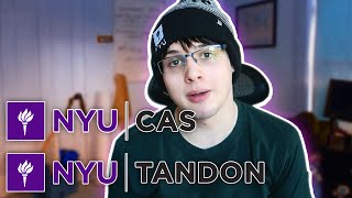 NYU Computer Science at CAS and Tandon (Differences between NYU CAS and NYU Tandon Computer Science)