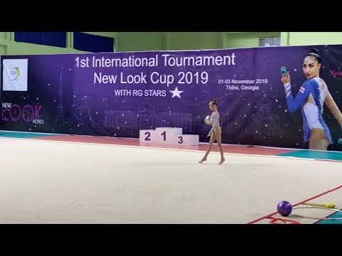 Dariia Oveichyk 2010 Ball, New Look Cup 02.11.19 Tbilisi, Georgia