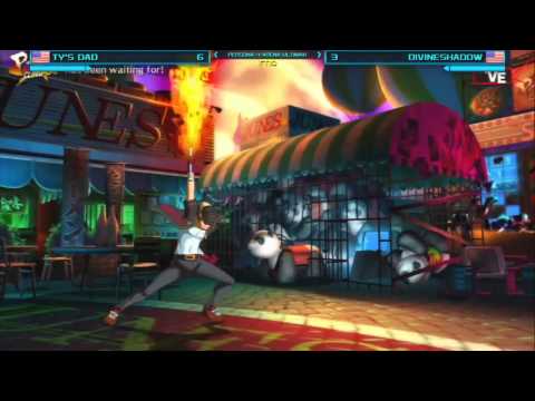 P4AU *Netplay*: DivineShadow777(Kanji) vs. Ty's Dad(S.Junpei/S.Kanji) FT10 Exhibtion