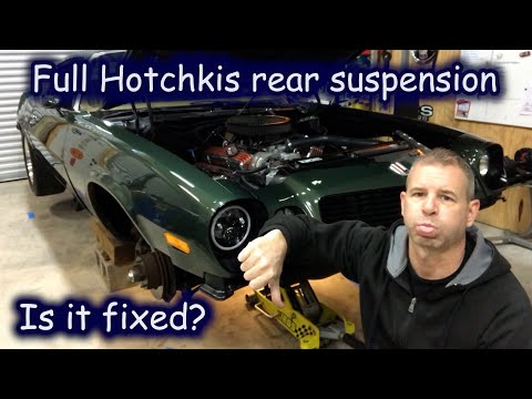 2nd gen Camaro Hotchkis TVS rear suspension install. Rear suspension talk. EP 19