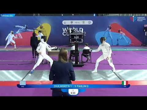Sirius Epee 2022, ME Ind T64 Paolini ITA - Zhulinskiy KAZ