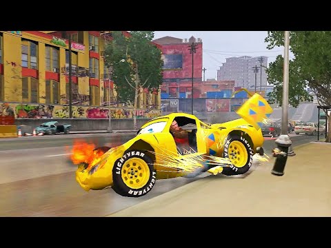 Pro McQueen Car Extreme Impact Crash Testing Ep. 3 GTA IV Car Crashes