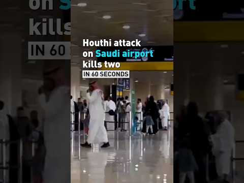 Saudi airport attack kills two as Aramco evacuates HQ and US pulls diplomats