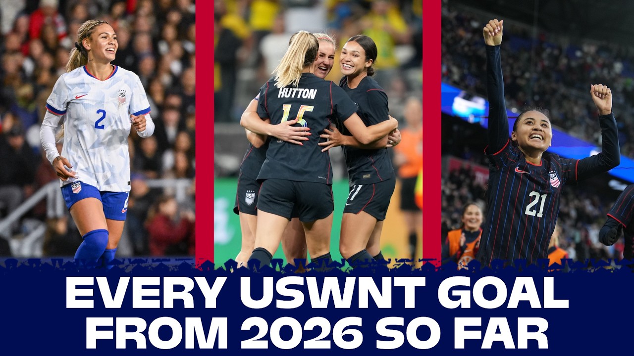 Every USWNT goal from 2026 so far ‼️