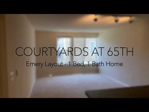 COURTYARDS AT 65TH - Emery Layout - 1 Bed, 1 Bath Apartment Home