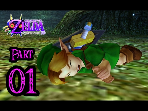 Zelda Majora's Mask 3D 100% Walkthrough Part 1 - The Hero of Time