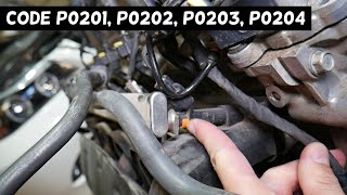 CODE P0201 P0202 P0203 P0204 ENGINE LIGHT ON JEEP COMPASS RENEGADE