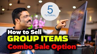 How to Sell Group Items Combo Sale option Retail Billing software Raintech POS 2023