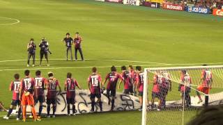 選手全員で吉野ユニ着用するセレッソ選手＠キンスタ　C大阪×清水 2103/8/17