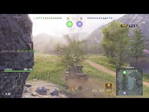 World of Tanks Console (7.2) ASTRON Rex 105mm 4.4k damage Defender Medal