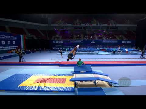 THOMAS Braida (AUS) W - 2022 Trampoline Worlds, Sofia (BUL) - Q Double Mini Exercise 1