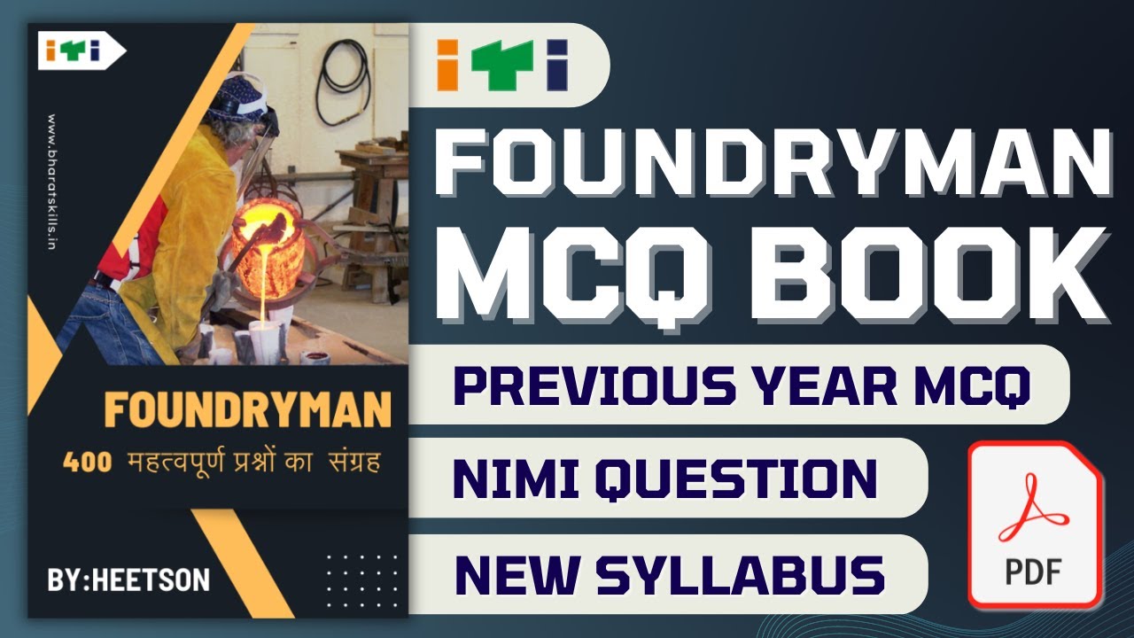 ITI Foundryman MCQ Book PDF Download | Foundry Man Trade Theory Question in Hindi for CTS Paper