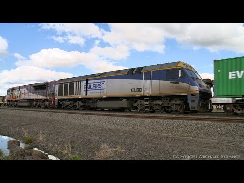 7922V SCT/SBR Dooen Containers With SCT002 & EL60 (19/8/2021) - PoathTV Australian Trains & Railways