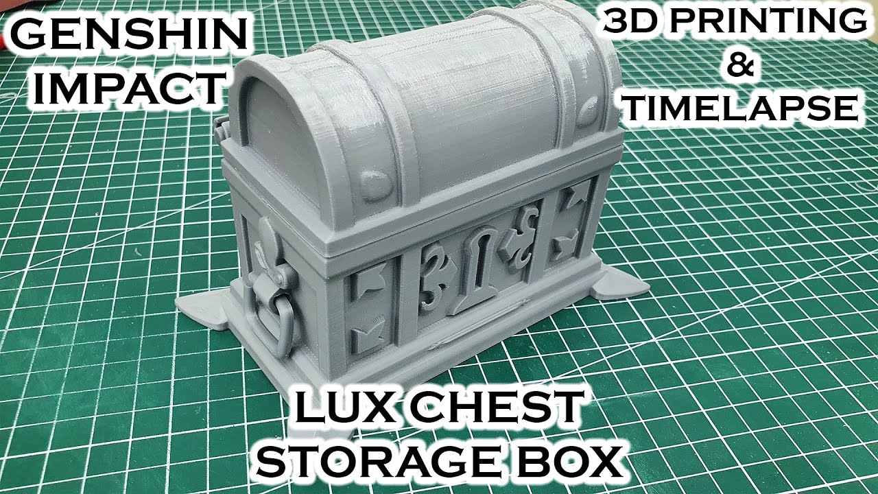 Genshin Impact -- Lux Chest -- 3D Printable Functional Figurine 3D Print Model