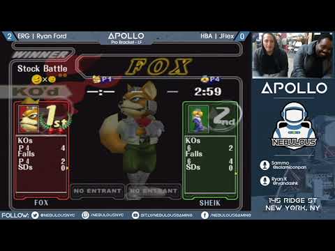 Apollo XI: Singles - Pro Bracket - LF: ERG | Ryan Ford vs. HBA | JFlex
