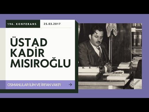 CS196 - Üstad Kadir Mısıroğlu - Yahudiler ve Batı - Cumartesi Sohbetleri