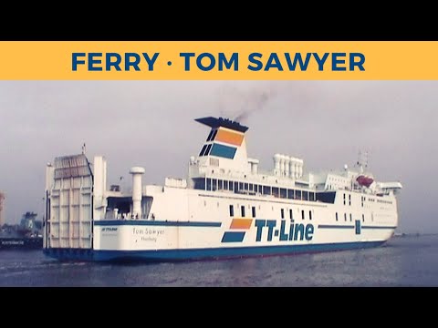 Classic Ferry Video 2004 - Ferry TOM SAWYER, Warnemünde (TT-Line)