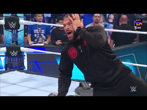 Jey Uso Superkicks Roman Reigns - Jimmy and Jey Uso superkick Roman Reigns - WWE SmackDown June 16th