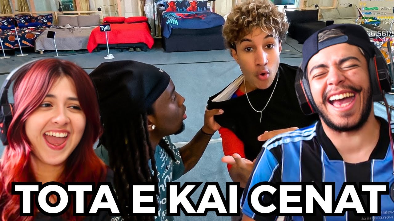 TOTA E KAI CENAT KKKKKKK MELHORES CLIPES DO TOTA NO MAFIATHON 3 | REACT