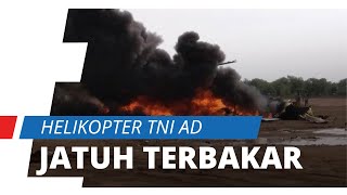 Detik-detik Helikopter MI-17 TNI AD Jatuh di Kendal, 6 Orang Sempat Lompat, 3 Meninggal