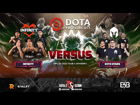 Infinity vs Keyd Stars - DPC SA 2023 Tour 1: Division I - Game Highlights - BO3
