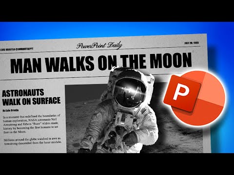 How I made this NEWSPAPER themed PowerPoint presentation 😍