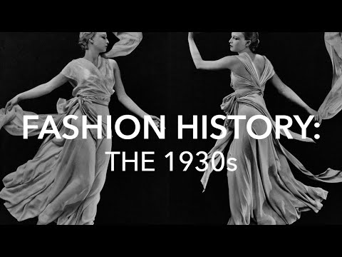 Fashion History 3: The 1930s: Escapism During The Great Depression
