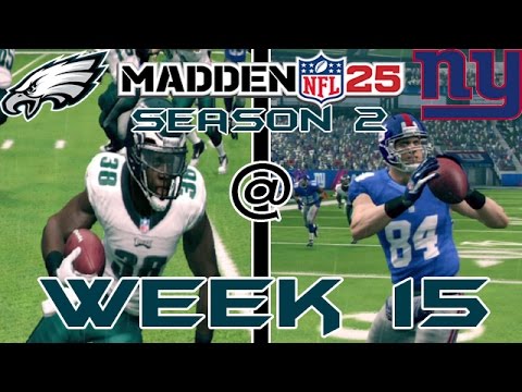 Madden NFL 25 Connected Franchise- Week 15 Philadelphia Eagles @ New York Giants [Ep 38]