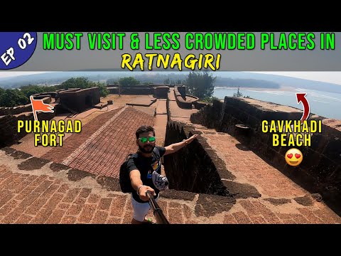 Swarajya Ka Akhri Killa🚩?- | Purnagad Fort Tour| Gavkhadi Beach | Must Visit Places in Ratnagiri