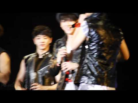 [Fancam] 110814 hyunseung sexy clothes in United Cube Concert