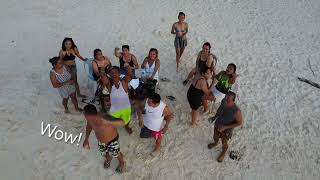 Office mates, family and friends come to Avila's Horizon Malapascua, Cebu Philip