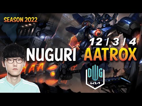DK Nuguri AATROX vs KENNEN Top - KR Ranked