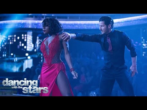 Normani and Val Chmerkovskiy Viennese Waltz (Week 9) | Dancing With The Stars