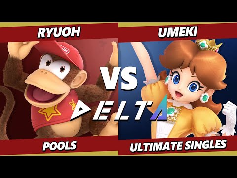 Delta 8 - Ryuoh (Diddy Kong) Vs. Umeki (Daisy) Smash Ultimate - SSBU