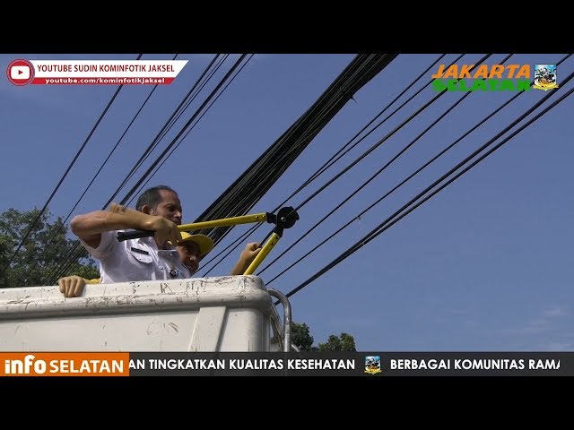 Penataan Dan Penertiban Kabel Udara Dan Tiang Penyangga Kabel Udara Eksisting