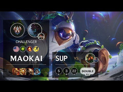 Maokai Support vs Nautilus - NA Challenger Patch 11.22