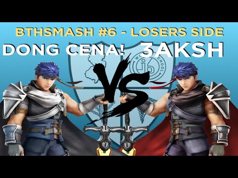 BTHSmash #6 - Dong Cena! (Cloud, Ike) vs 3aksh (Ike) - Losers Round 1 - Smash 4